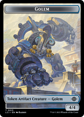 Map // Golem Double-Sided Token [The Lost Caverns of Ixalan Tokens] | Silver Goblin