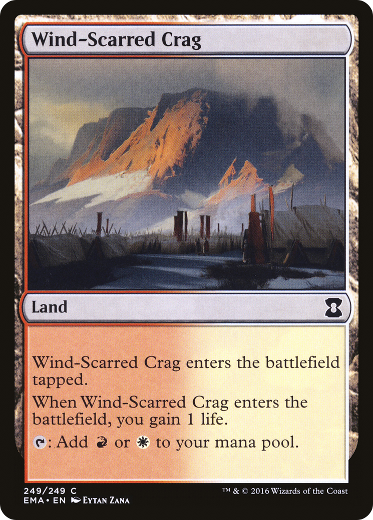 Wind-Scarred Crag (249) Foil - Eternal Masters