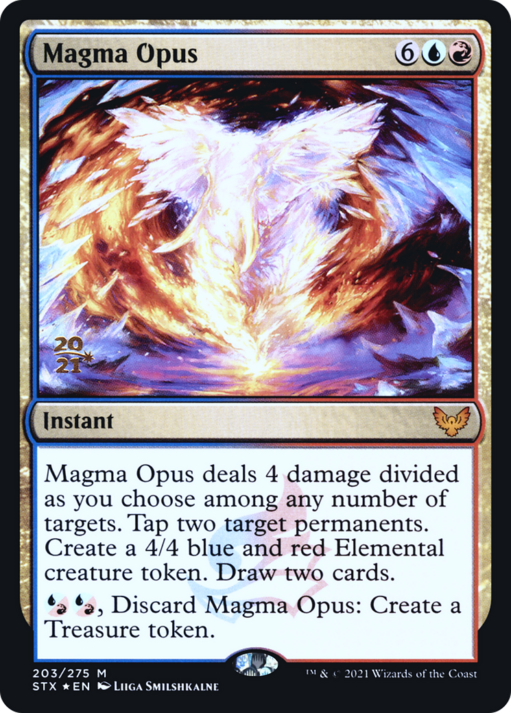 Magma Opus (203) Foil - Strixhaven: School of Mages Promos