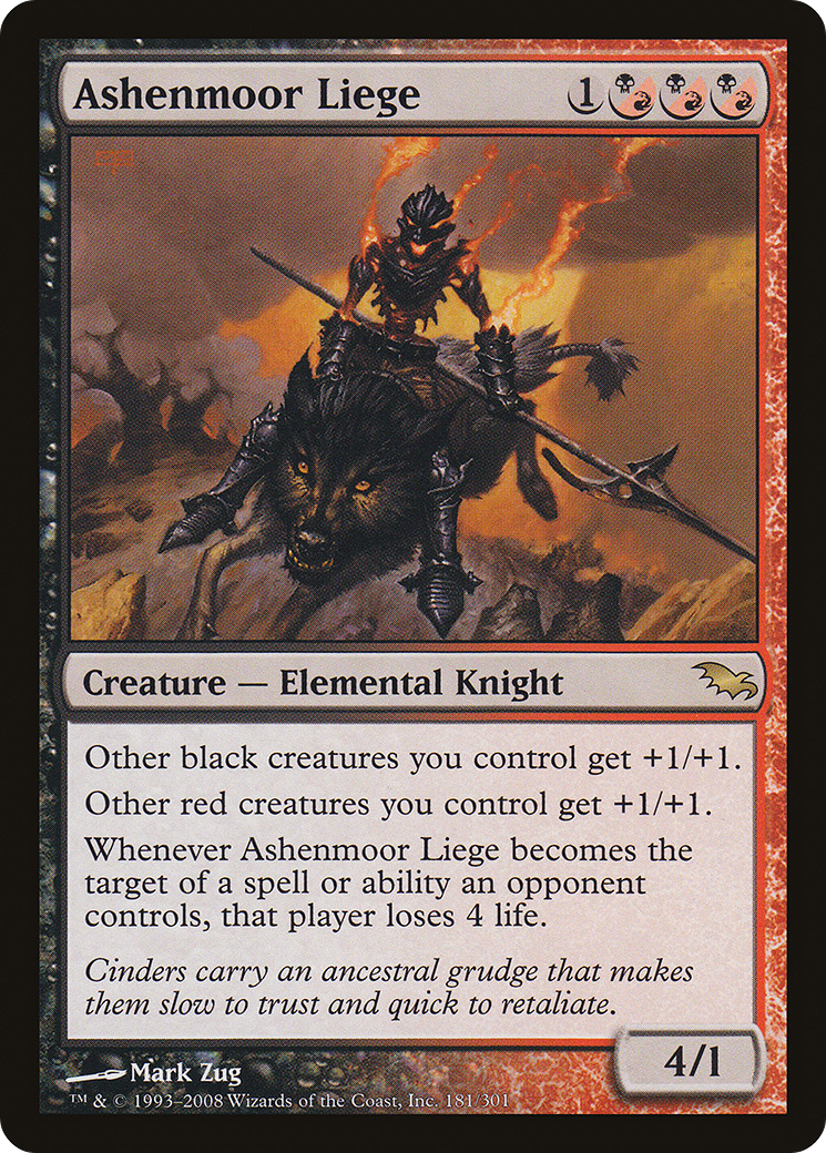 Ashenmoor Liege (181) Foil - Shadowmoor