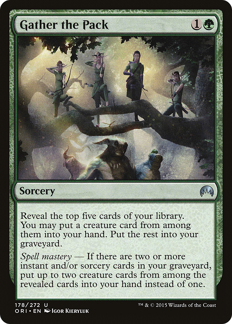 Gather the Pack (178) - Magic Origins