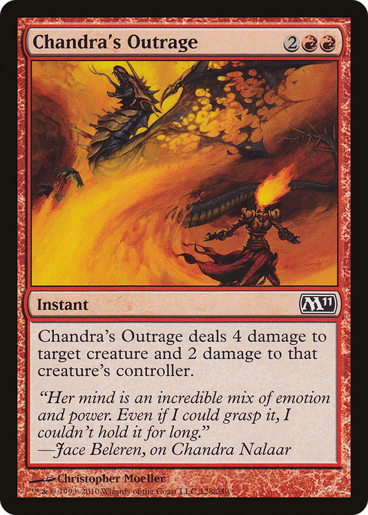 Chandra's Outrage [Magic 2011] Foil