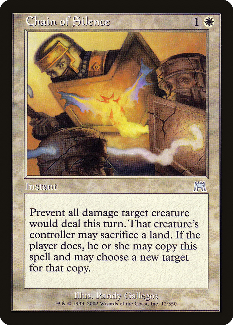 Chain of Silence [Onslaught] Foil