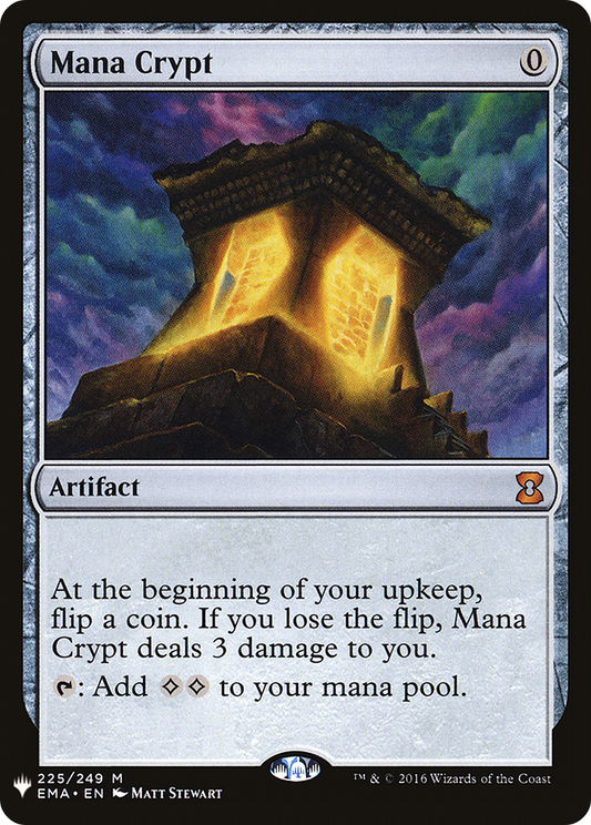 Mana Crypt (EMA-225) - The List