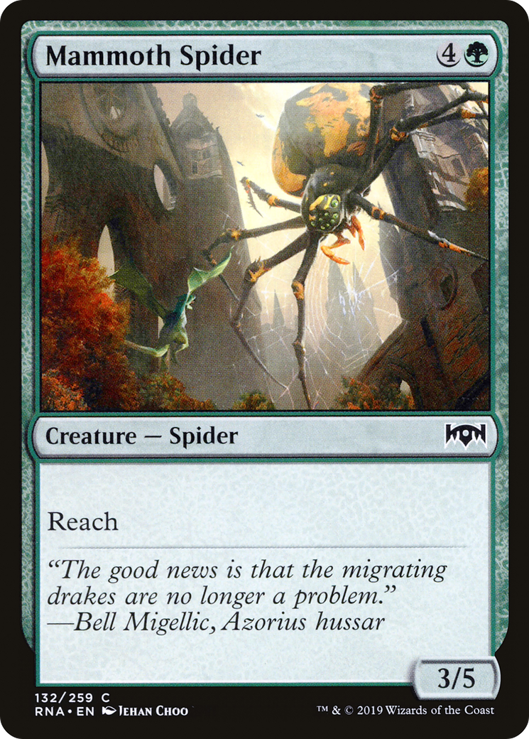 Mammoth Spider (132) Foil - Ravnica Allegiance