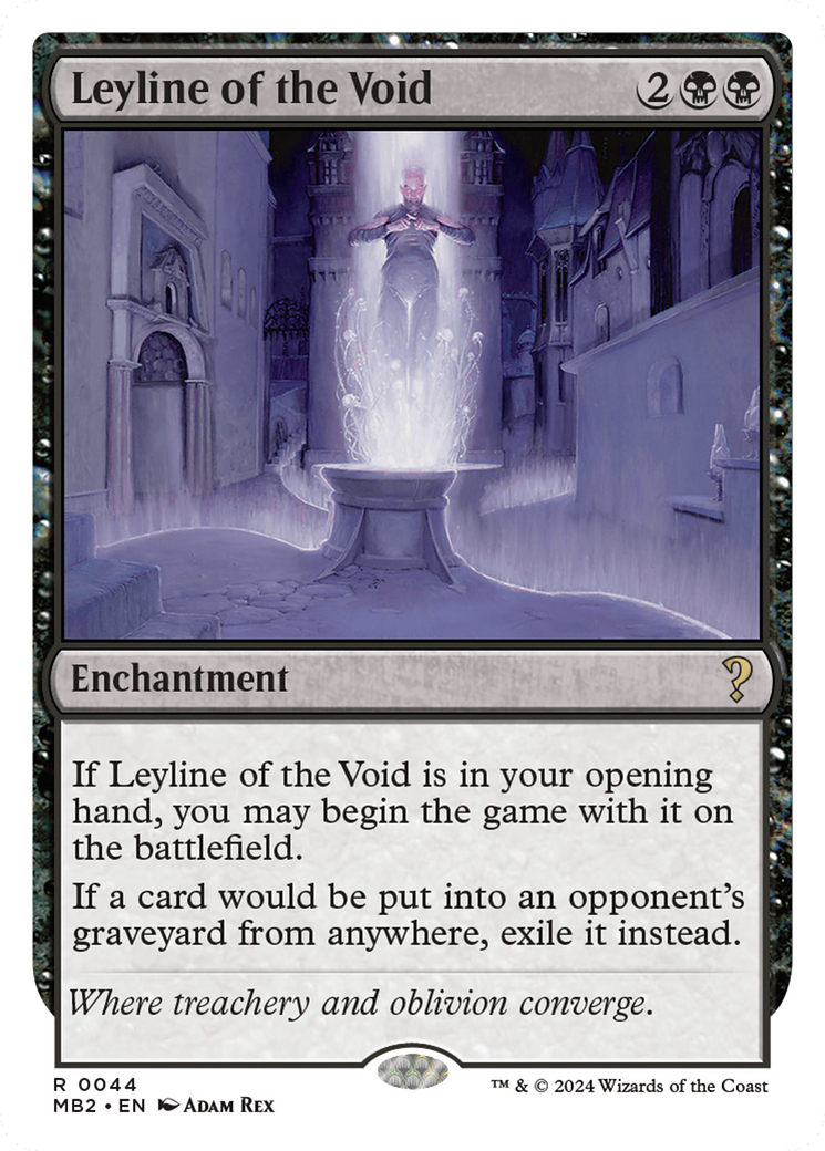 Leyline of the Void (White Border) (044) - Mystery Booster 2