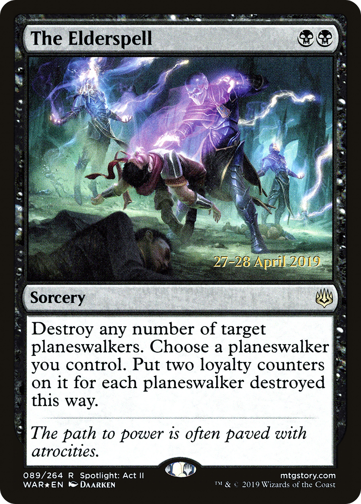 The Elderspell (089) Foil - War of the Spark Promos