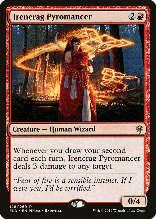Irencrag Pyromancer (128) - Throne of Eldraine