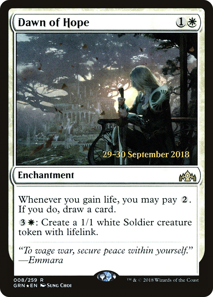Dawn of Hope (08s) Foil - Guilds of Ravnica Promos