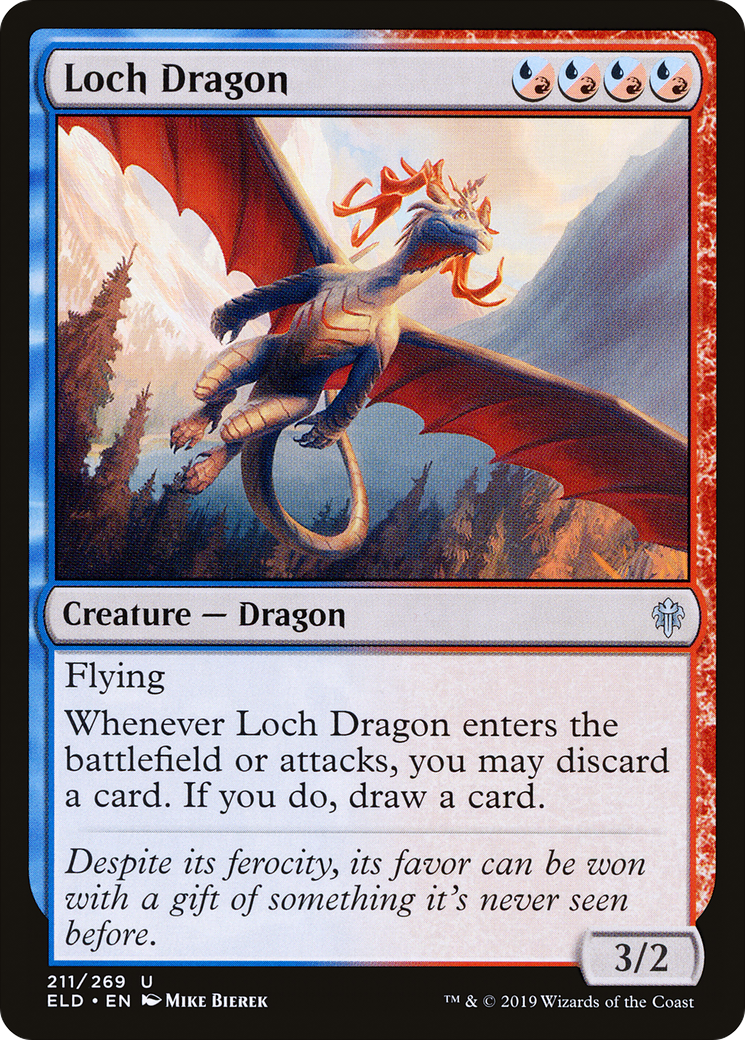 Loch Dragon (211) Foil - Throne of Eldraine