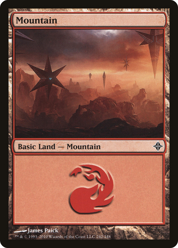 Mountain (242) - Rise of the Eldrazi