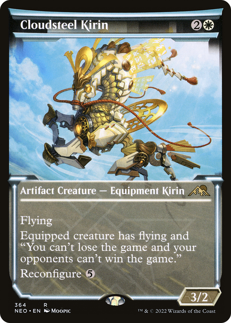 Cloudsteel Kirin (Showcase) (364) - Kamigawa: Neon Dynasty