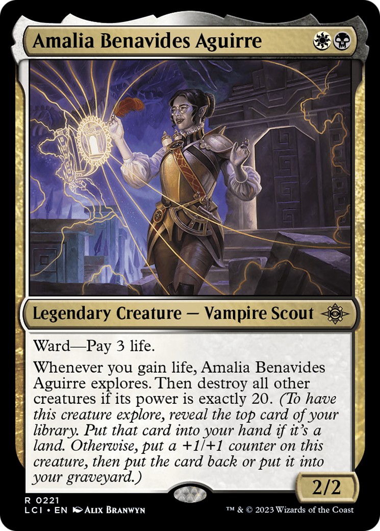 Amalia Benavides Aguirre (221) Foil - The Lost Caverns of Ixalan