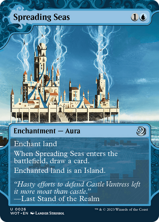 Spreading Seas (Showcase) (026) - Wilds of Eldraine: Enchanting Tales