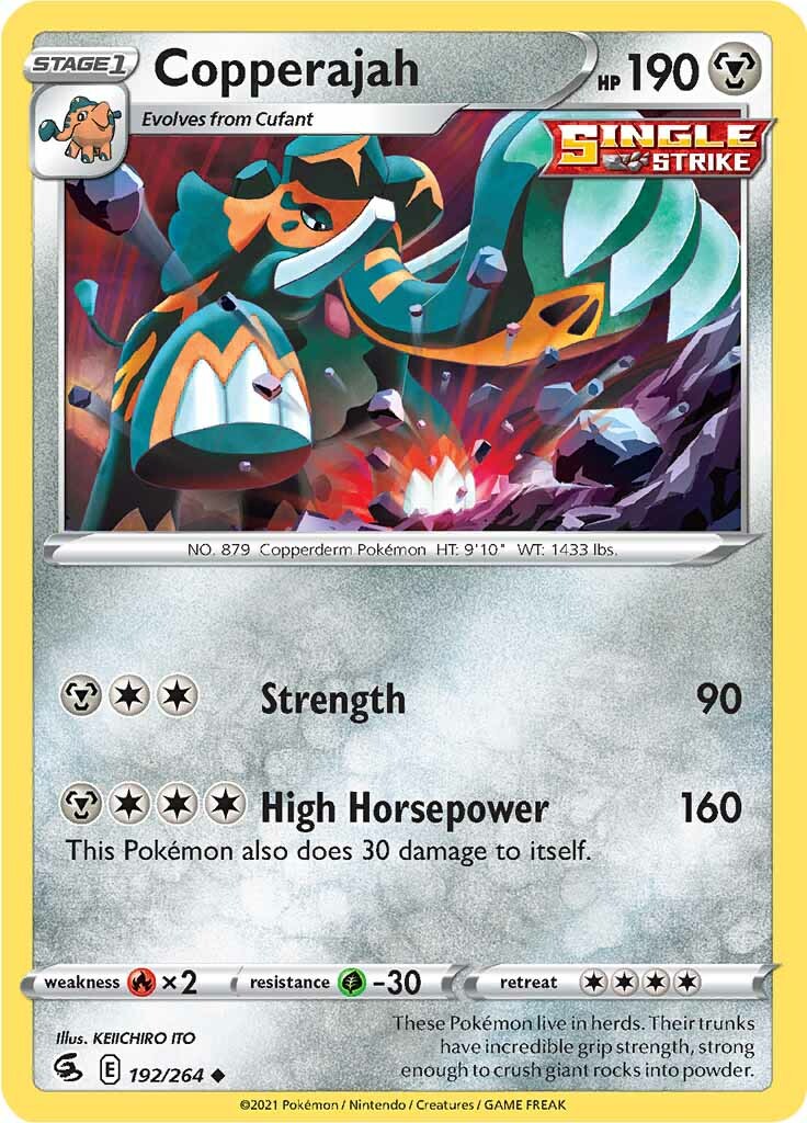 Copperajah (192/264) [Sword & Shield: Fusion Strike] | Silver Goblin