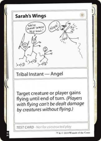 Sarah's Wings (2021 Edition) [Mystery Booster Playtest Cards] | Silver Goblin