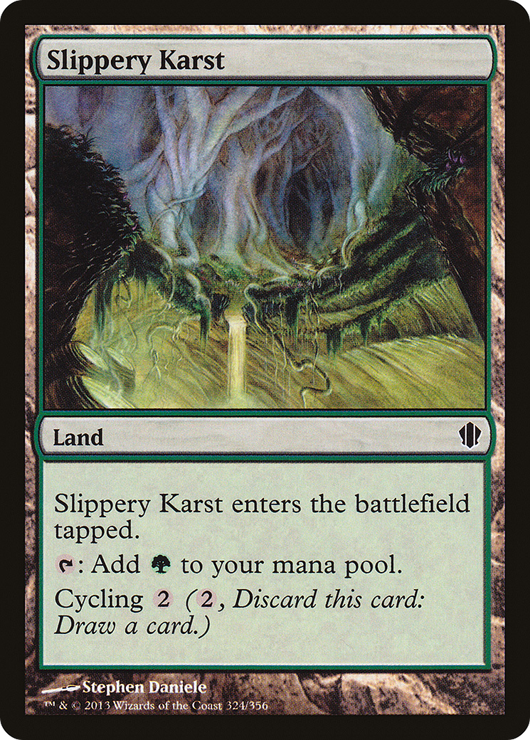 Slippery Karst (324) - Commander 2013