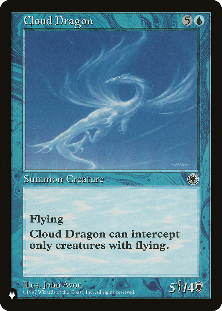 Cloud Dragon (Retro) (POR-45) - The List