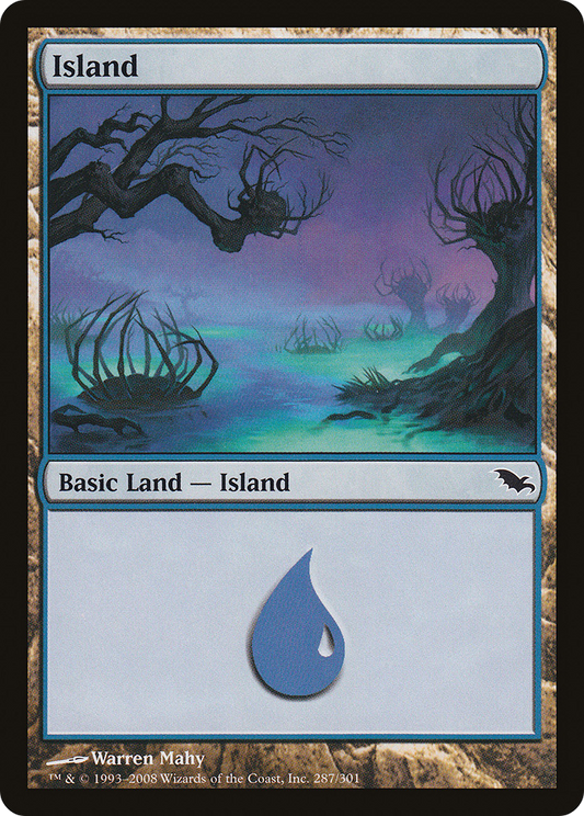 Island (287) [Shadowmoor] Foil