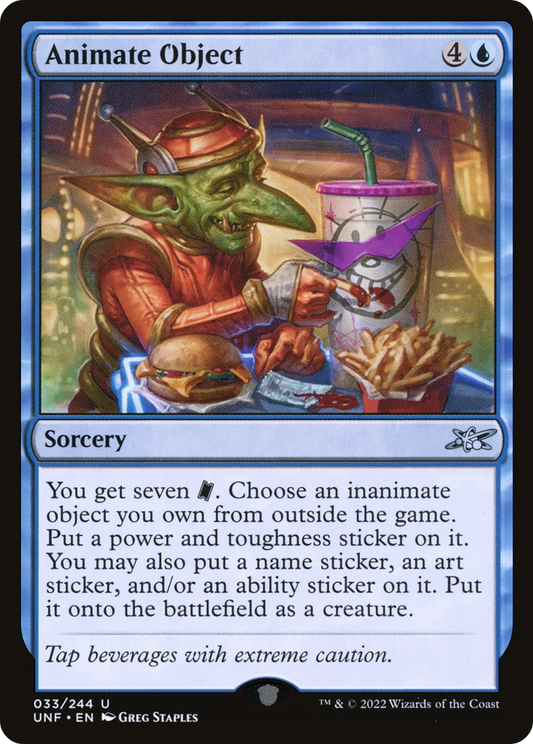Animate Object (033) Foil - Unfinity