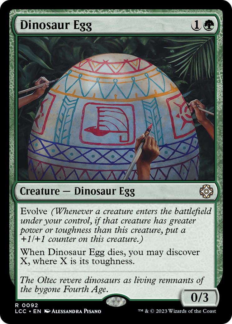 Dinosaur Egg (092) - The Lost Caverns of Ixalan Commander
