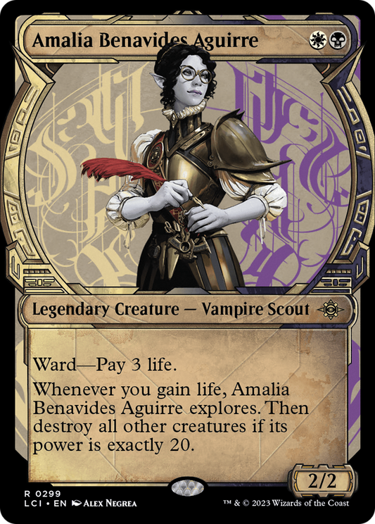 Amalia Benavides Aguirre (Showcase) (299) Foil - The Lost Caverns of Ixalan