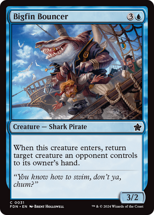 Bigfin Bouncer [Foundations] Foil