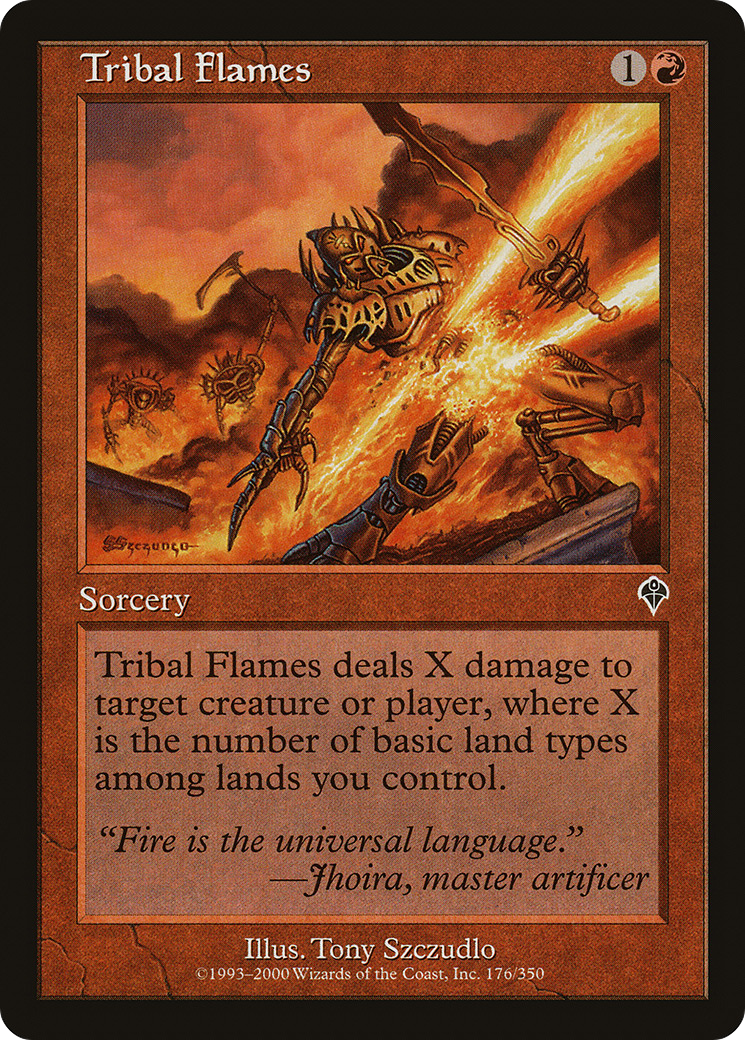 Tribal Flames [Invasion] Foil