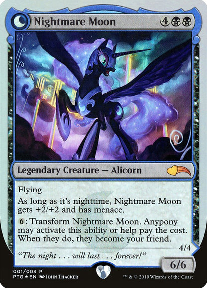 Nightmare Moon // Princess Luna (001) Foil - Ponies: The Galloping