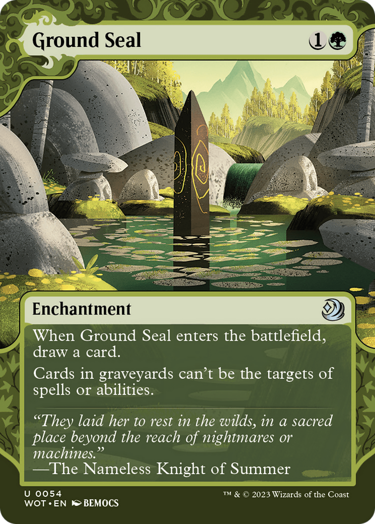 Ground Seal (Showcase) (054) - Wilds of Eldraine: Enchanting Tales