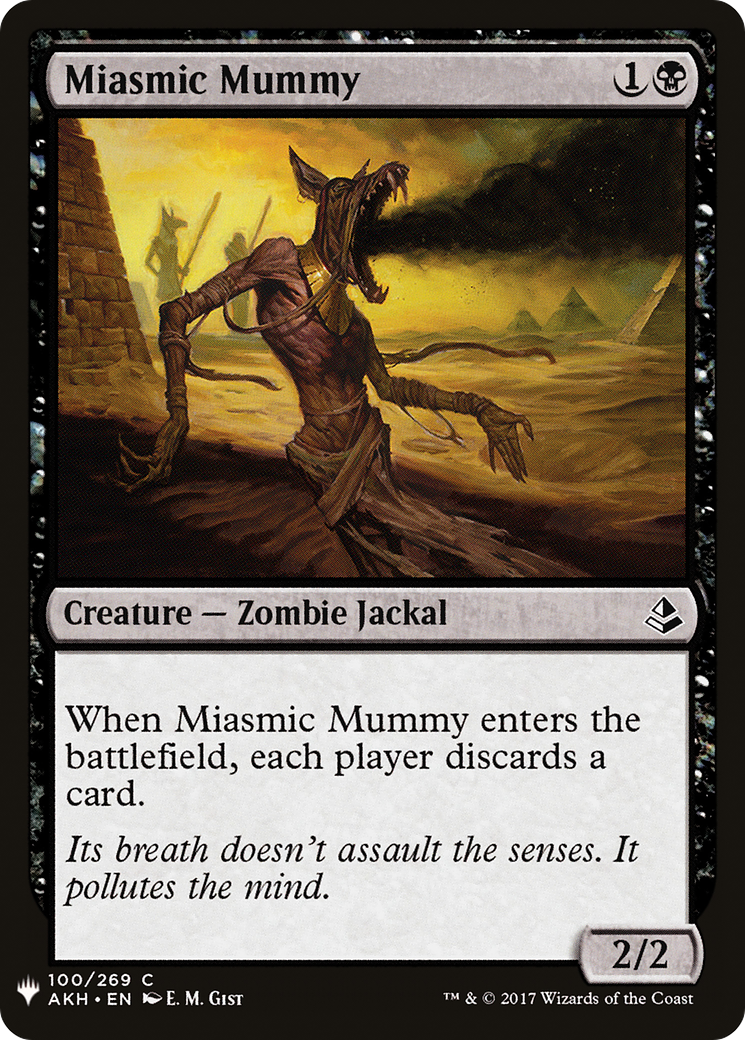 Miasmic Mummy (AKH-100) - The List