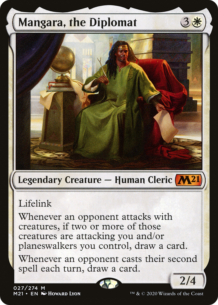 Mangara, the Diplomat (027) Foil - Core Set 2021