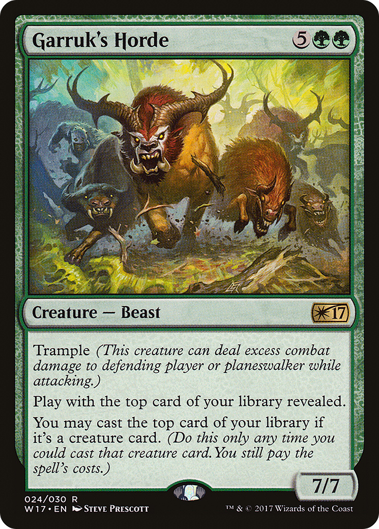 Garruk's Horde (024) - Welcome Deck 2017