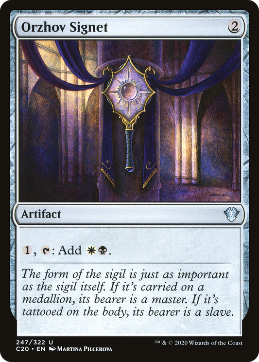 Orzhov Signet (247) - Commander 2020