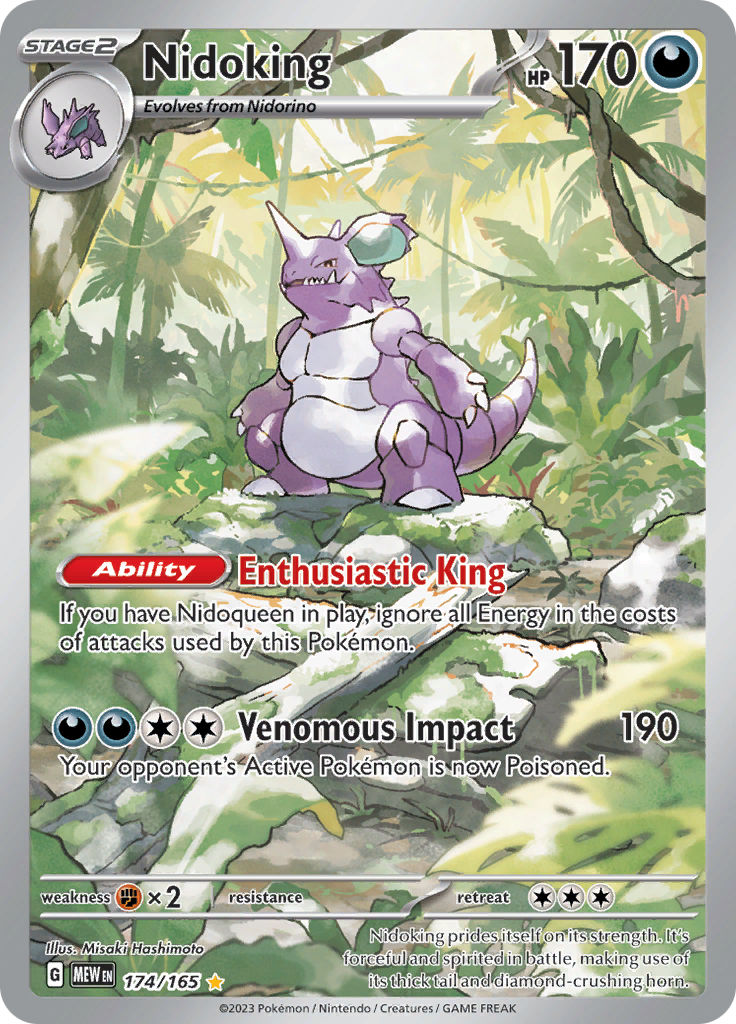 Nidoking (174/165) [Scarlet & Violet: 151] | Silver Goblin