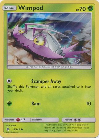 Wimpod (8/145) (Collection Promo) [Sun & Moon: Guardians Rising] | Silver Goblin