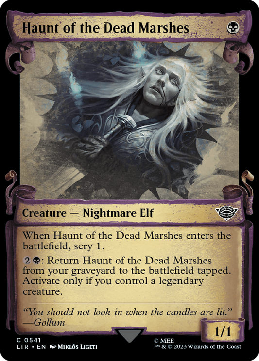 Haunt of the Dead Marshes (Showcase) (541) Foil - The Lord of the Rings: Tales of Middle-earth