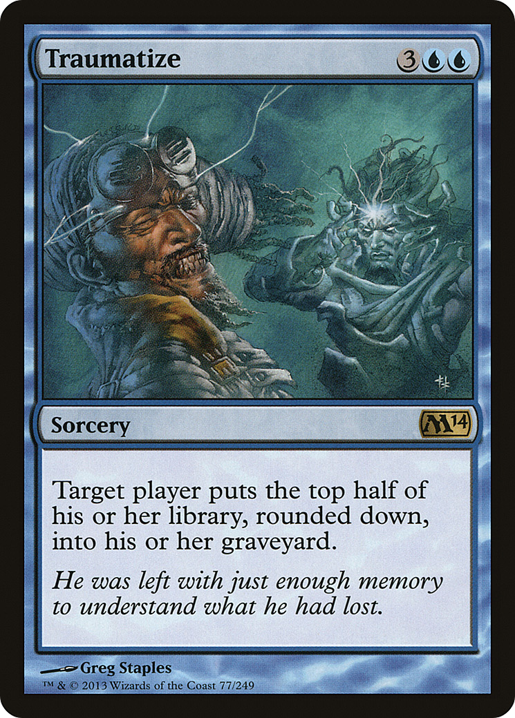 Traumatize (077) Foil - Magic 2014
