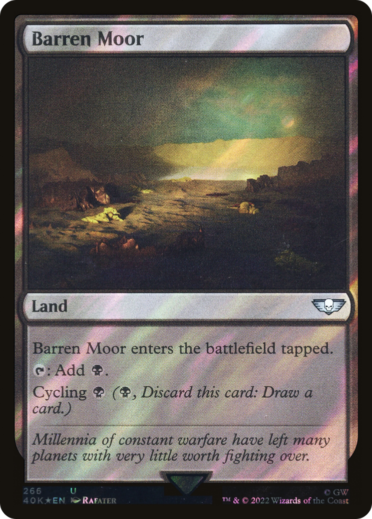 Barren Moor (266) Surge Foil - Warhammer 40,000 Commander