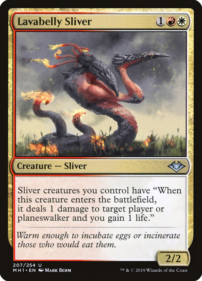 Lavabelly Sliver [Modern Horizons] | Silver Goblin