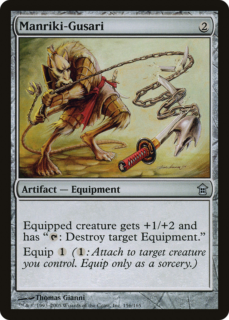 Manriki-Gusari (156) Foil - Saviors of Kamigawa