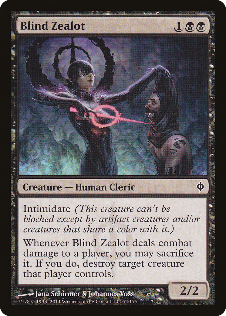 Blind Zealot (052) - New Phyrexia