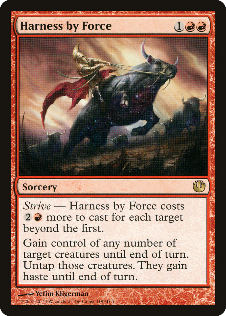 Harness by Force (100) Foil - Journey into Nyx