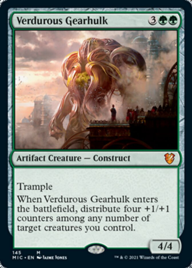 Verdurous Gearhulk [Innistrad: Midnight Hunt Commander] | Silver Goblin