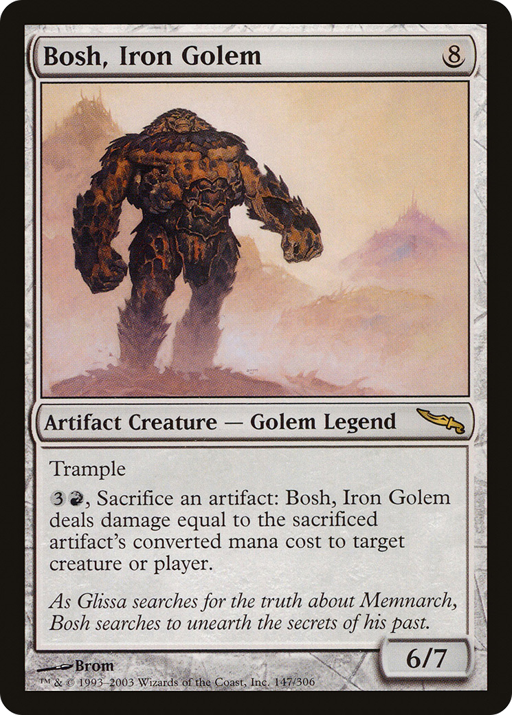 Bosh, Iron Golem [Mirrodin] Foil