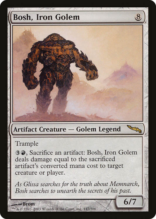 Bosh, Iron Golem [Mirrodin] Foil