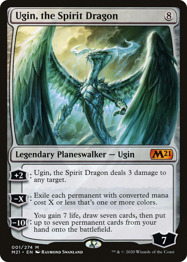 Ugin, the Spirit Dragon (001) - Core Set 2021