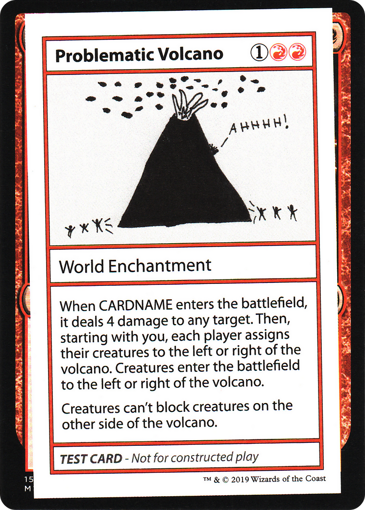 Problematic Volcano (No PW Symbol) - Mystery Booster Playtest Cards 2021