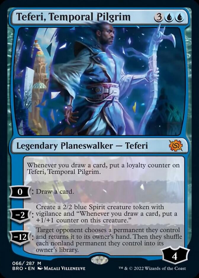 Teferi, Temporal Pilgrim [The Brothers' War] | Silver Goblin