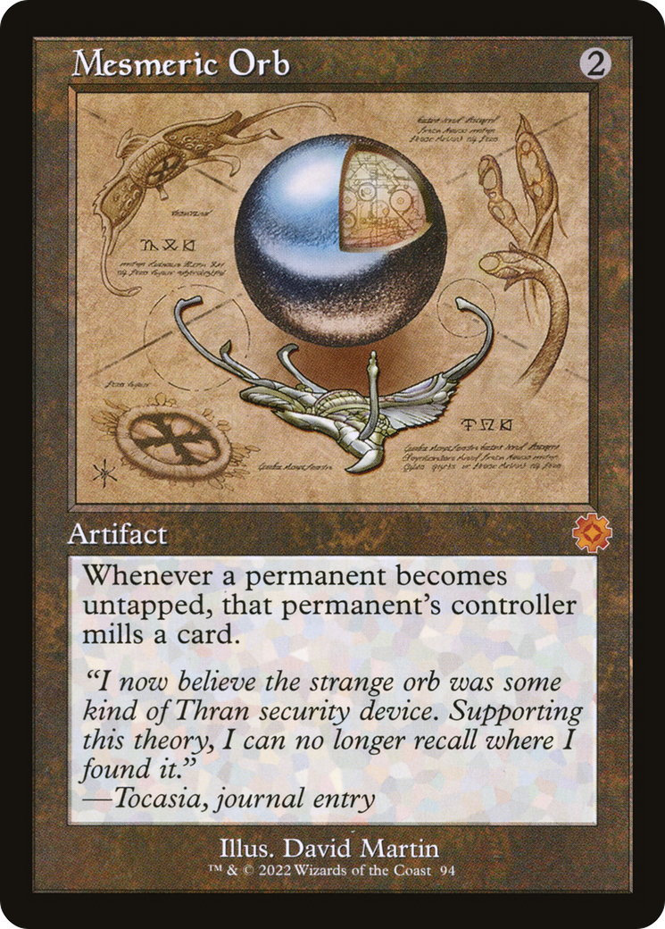 Mesmeric Orb (Retro) (094) Foil - The Brothers' War Retro Artifacts